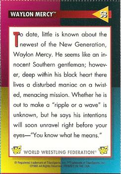 1995 WWF Magazine #58 Waylon Mercy Back