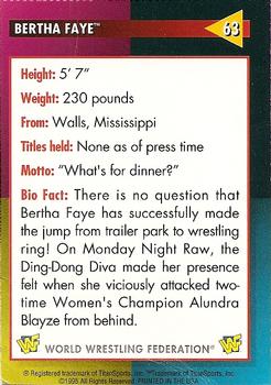 1995 WWF Magazine #63 Bertha Faye Back