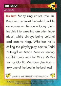 1995 WWF Magazine #70 Jim Ross Back
