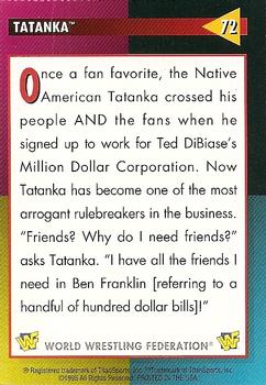 1995 WWF Magazine #72 Tatanka Back