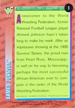 1996 WWF Magazine #1 Ahmed Johnson Back