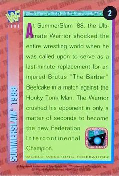 1996 WWF Magazine #2 SummerSlam '88 Back
