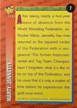1996 WWF Magazine #7 Marty Jannetty Back