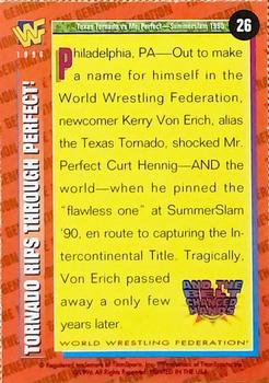 1996 WWF Magazine #26 Tornado Rips Through Perfect! Back