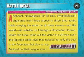 1996 WWF Magazine #28 Battle Royal Back