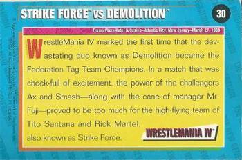 1996 WWF Magazine #30 Strike Force vs Demolition Back