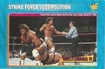 1996 WWF Magazine #30 Strike Force vs Demolition Front