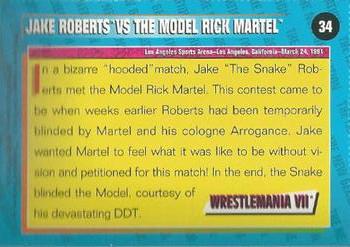 1996 WWF Magazine #34 Roberts vs Martel Back