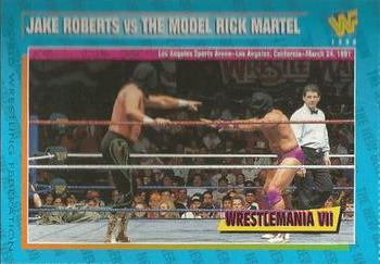 1996 WWF Magazine #34 Roberts vs Martel Front