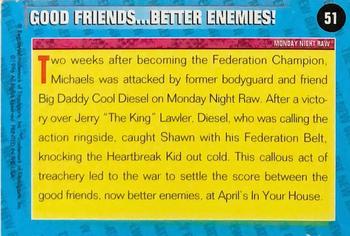 1996 WWF Magazine #51 Good Friends...Better Enemies! Back
