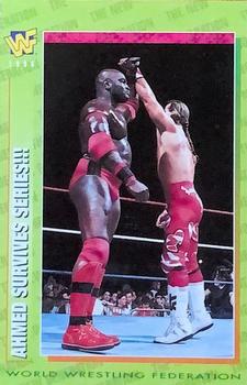1996 WWF Magazine #52 Ahmed Survives Series!!! Front