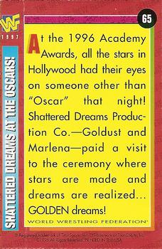 1997 WWF Magazine #65 Shattered Dreams at the Oscars! Back