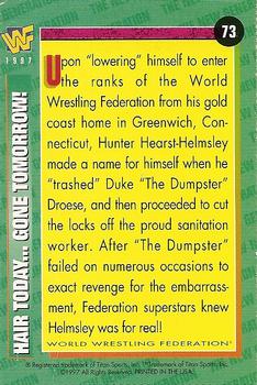 1997 WWF Magazine #73 Hair Today...Gone Tomorrow! Back