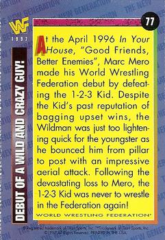 1997 WWF Magazine #77 Debut of a Wild and Crazy Guy! Back