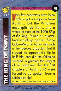 1997 WWF Magazine #78 The King of Pain? Back