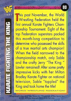 1997 WWF Magazine #80 Karate Fighting The King Back