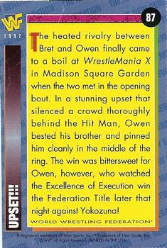 1997 WWF Magazine #87 Upset!!! Back