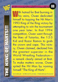 1997 WWF Magazine #88 The King of Harts!!! Back