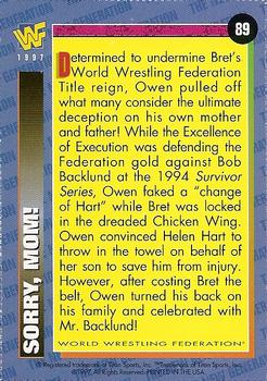 1997 WWF Magazine #89 Sorry, Mom! Back