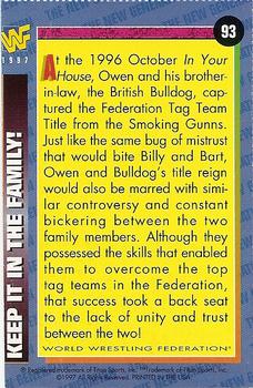 1997 WWF Magazine #93 Keep It In the Family! Back