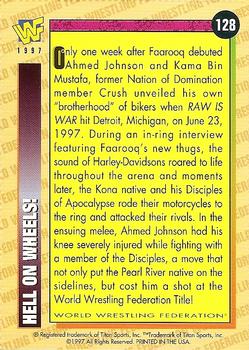 1997 WWF Magazine #128 Hell on Wheels! Back
