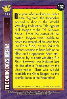 1997 WWF Magazine #132 The Dark Days Begin! Back
