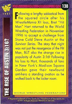 1997 WWF Magazine #138 The Rise of Austin 3:16? Back