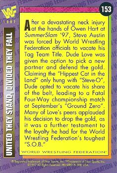 1998 WWF Magazine #153 United They Stand, Divided they Fall Back