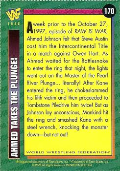 1998 WWF Magazine #170 Ahmed Takes the Plunge! Back