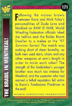 1998 WWF Magazine #171 The Brawl in Montreal! Back