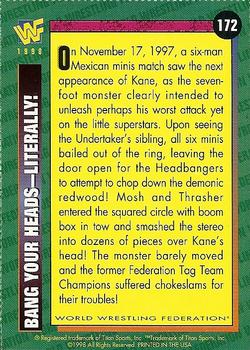 1998 WWF Magazine #172 Bang your Heads-Literally! Back