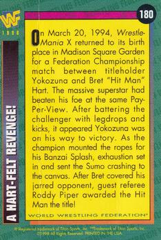 1998 WWF Magazine #180 A Hart-Felt Revenge! Back