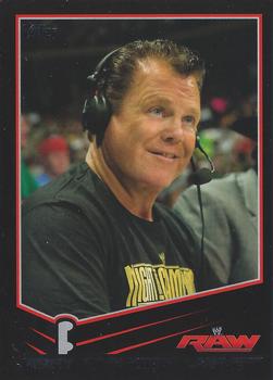 2013 Topps WWE - Black #17 Jerry Lawler Front