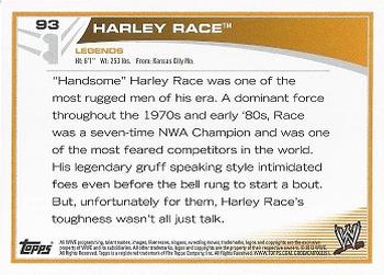 2013 Topps WWE - Black #93 Harley Race Back
