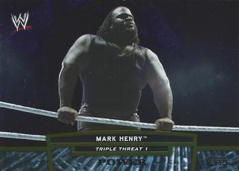 2013 Topps WWE - Triple Threat Tier 1 #TT18-1 Mark Henry Front