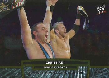 2013 Topps WWE - Triple Threat Tier 1 #TT24-1 Christian Front