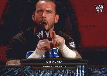 2013 Topps WWE - Triple Threat Tier 1 #TT26-1 CM Punk Front