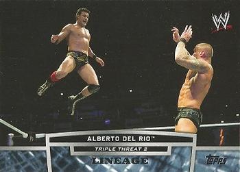 2013 Topps WWE - Triple Threat Tier 2 #TT23-2 Alberto Del Rio Front