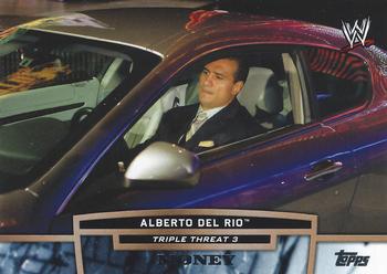 2013 Topps WWE - Triple Threat Tier 3 #TT23-3 Alberto Del Rio Front