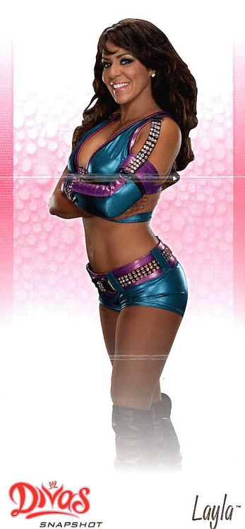2013 Topps WWE - Divas Snapshot #NNO Layla Front