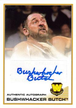 2013 Topps WWE - Autographs #4 Bushwhacker Butch Front