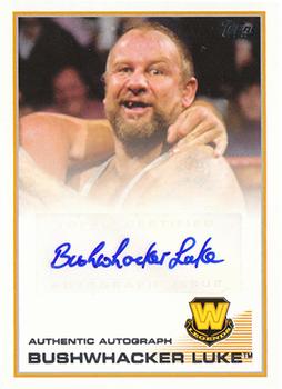2013 Topps WWE - Autographs #5 Bushwhacker Luke Front