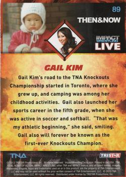 2013 TriStar TNA Impact Live - Gold #89 Gail Kim Back