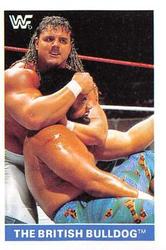 1991 WWF Superstars Stickers #19 British Bulldog Front