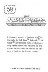 1991 WWF Superstars Stickers #59 Rockers Back