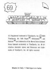 1991 WWF Superstars Stickers #69 The Model Rick Martel Back