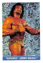1991 WWF Superstars Stickers #94 Superfly Jimmy Snuka Front