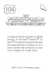 1991 WWF Superstars Stickers #104 Sensational Queen Sherri Back