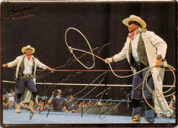 1994 Action Packed WWF #25 Smoking Gunns Front