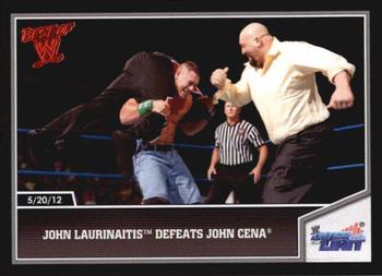 2013 Topps Best of WWE #15 John Laurinaitis Defeats John Cena Front